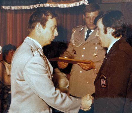 OTL Schleu und J.D. Timmins Sekretär BHA